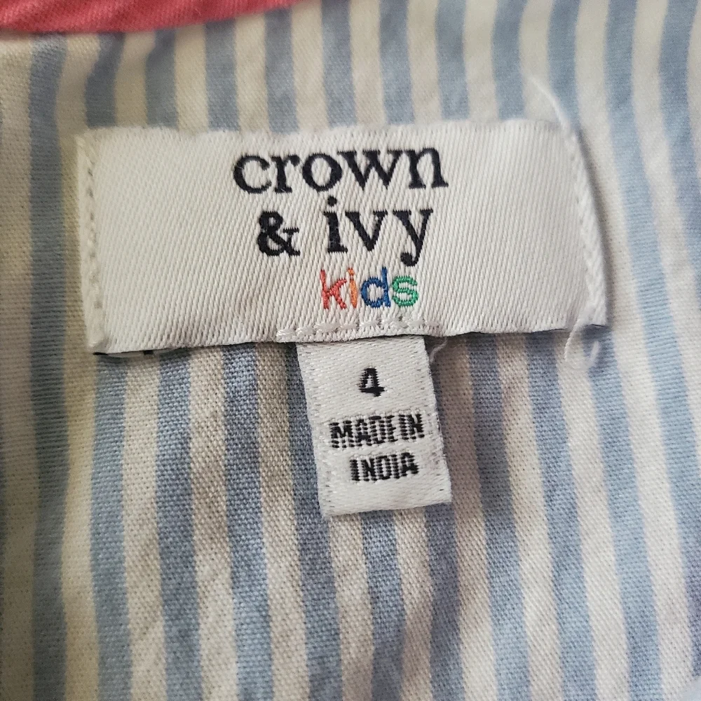 Crown & Ivy Embroidered Peplum Top